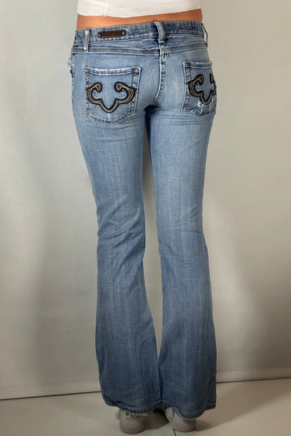 Lågmidjade jeans