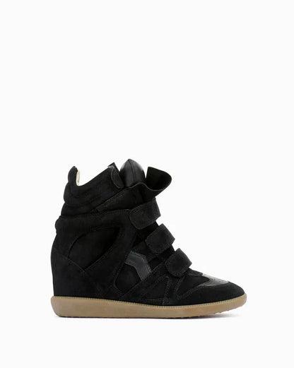 carlen, sneaker leather high heel