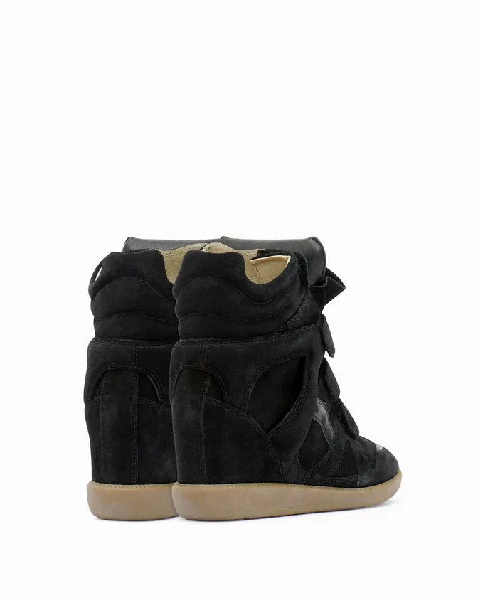 carlen, sneaker leather high heel
