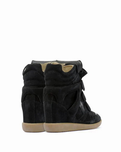 carlen, sneaker leather high heel
