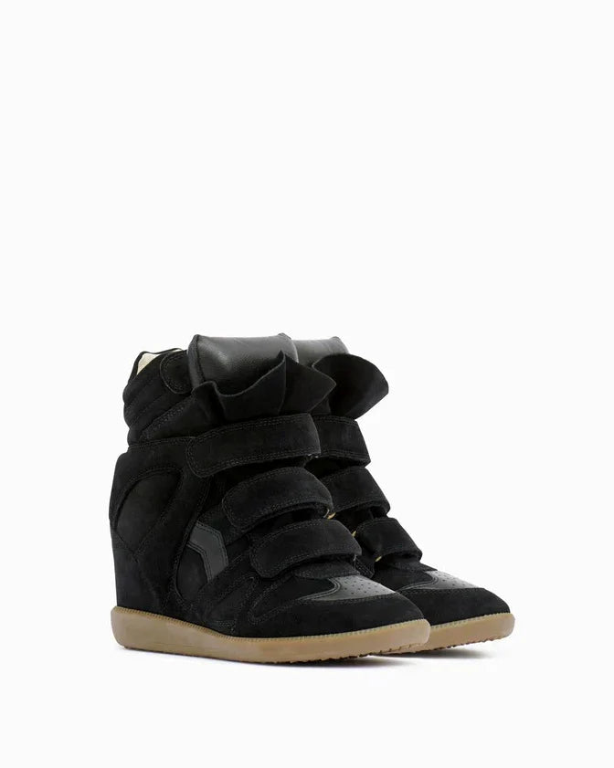 carlen, sneaker leather high heel