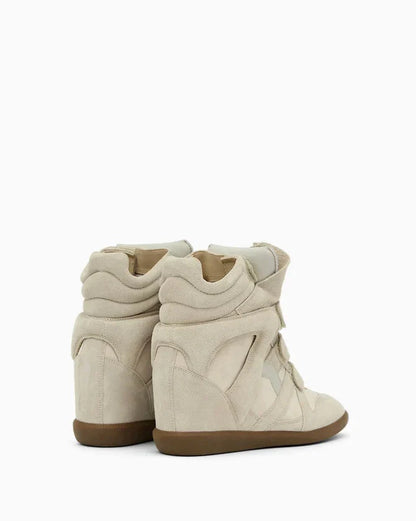 carlen, sneaker leather high heel