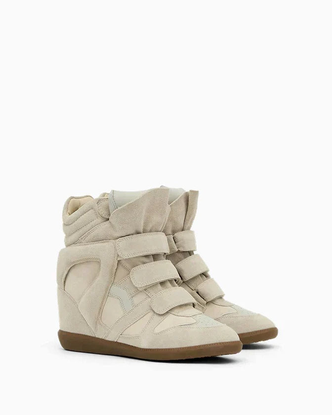 carlen, sneaker leather high heel