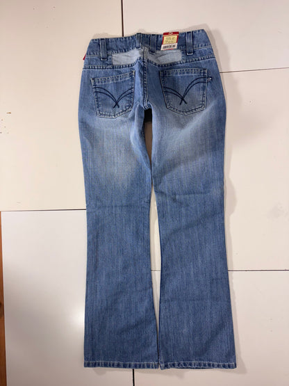 Jeans med lav midje