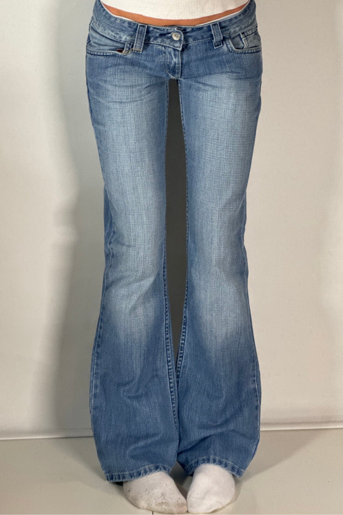 Jeans med lav midje