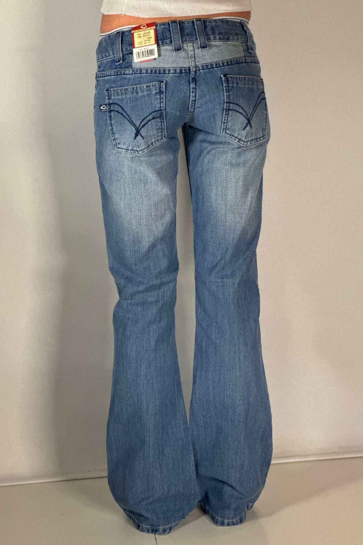 Jeans med lav midje