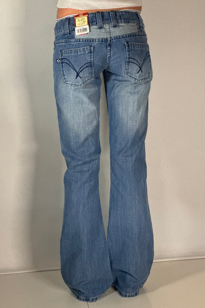 Jeans med lav midje